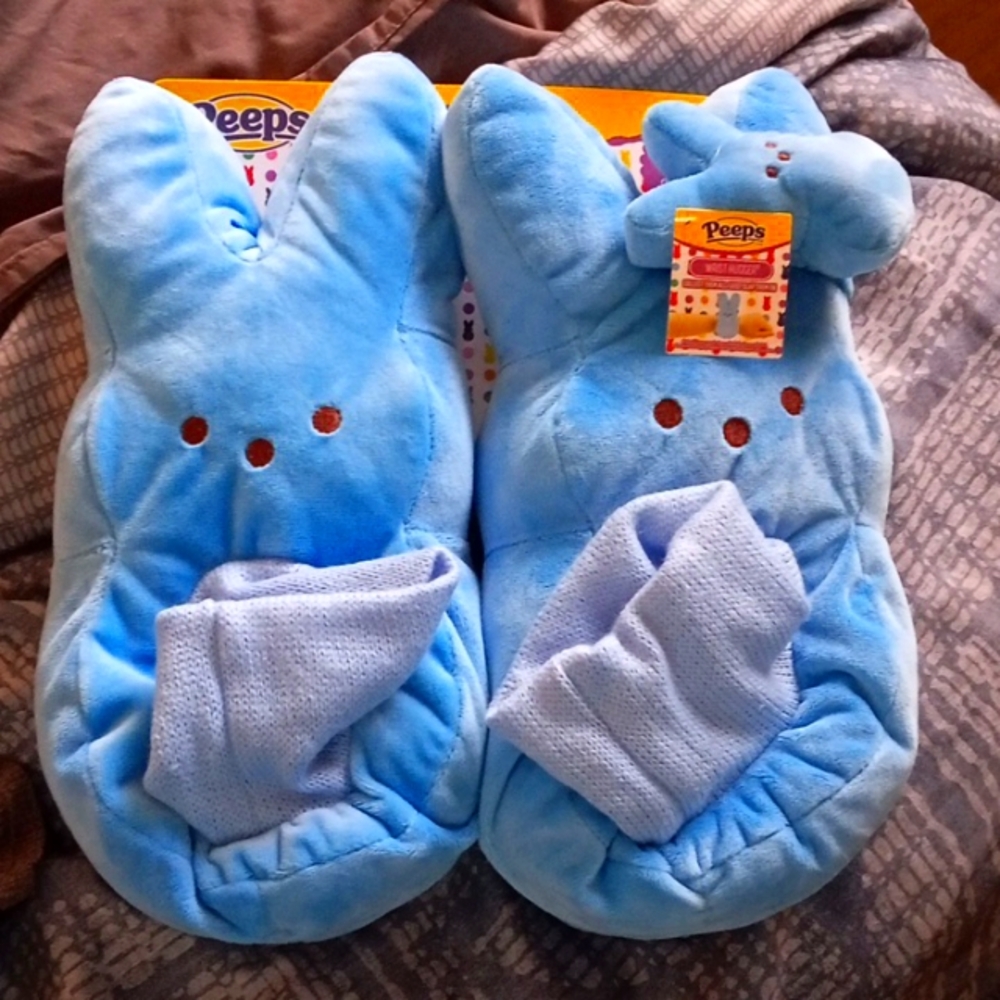 NWT peeps slippers